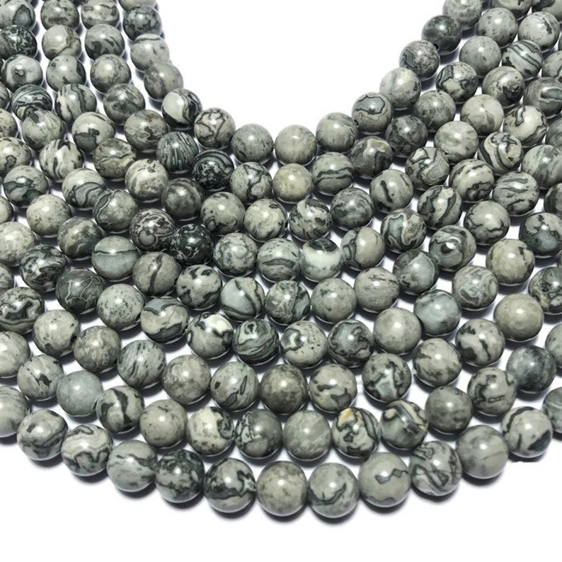 2 Strand CHRISTMAS SALE 50/% OFF Black Zebra Agate Smooth Round Balls Beads Plain Beads 8 mm 15 Inch Full Strand