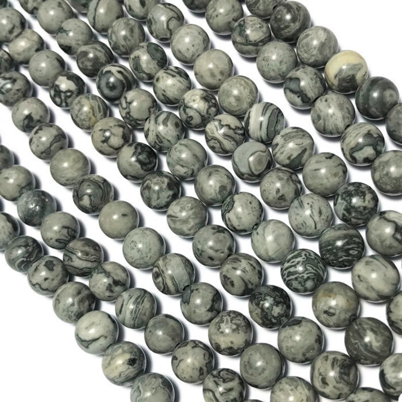 2 Strand CHRISTMAS SALE 50/% OFF Black Zebra Agate Smooth Round Balls Beads Plain Beads 8 mm 15 Inch Full Strand