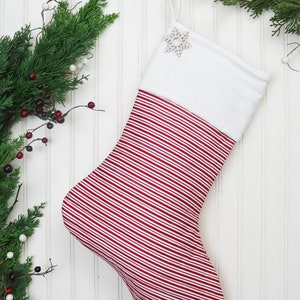 One 1 Quilted Christmas Stocking Scandinavian Stockings - Etsy