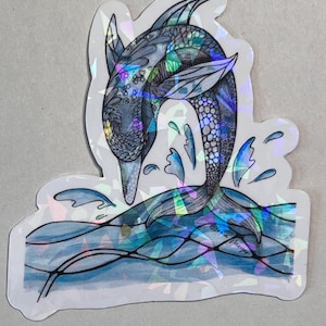 Laminierter Vinyl Pen and Marker Tieraufkleber