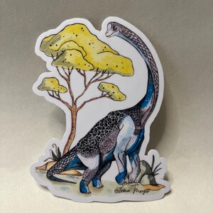 Rotulador y marcador de vinilo laminado con pegatinas artísticas de dinosaurios
