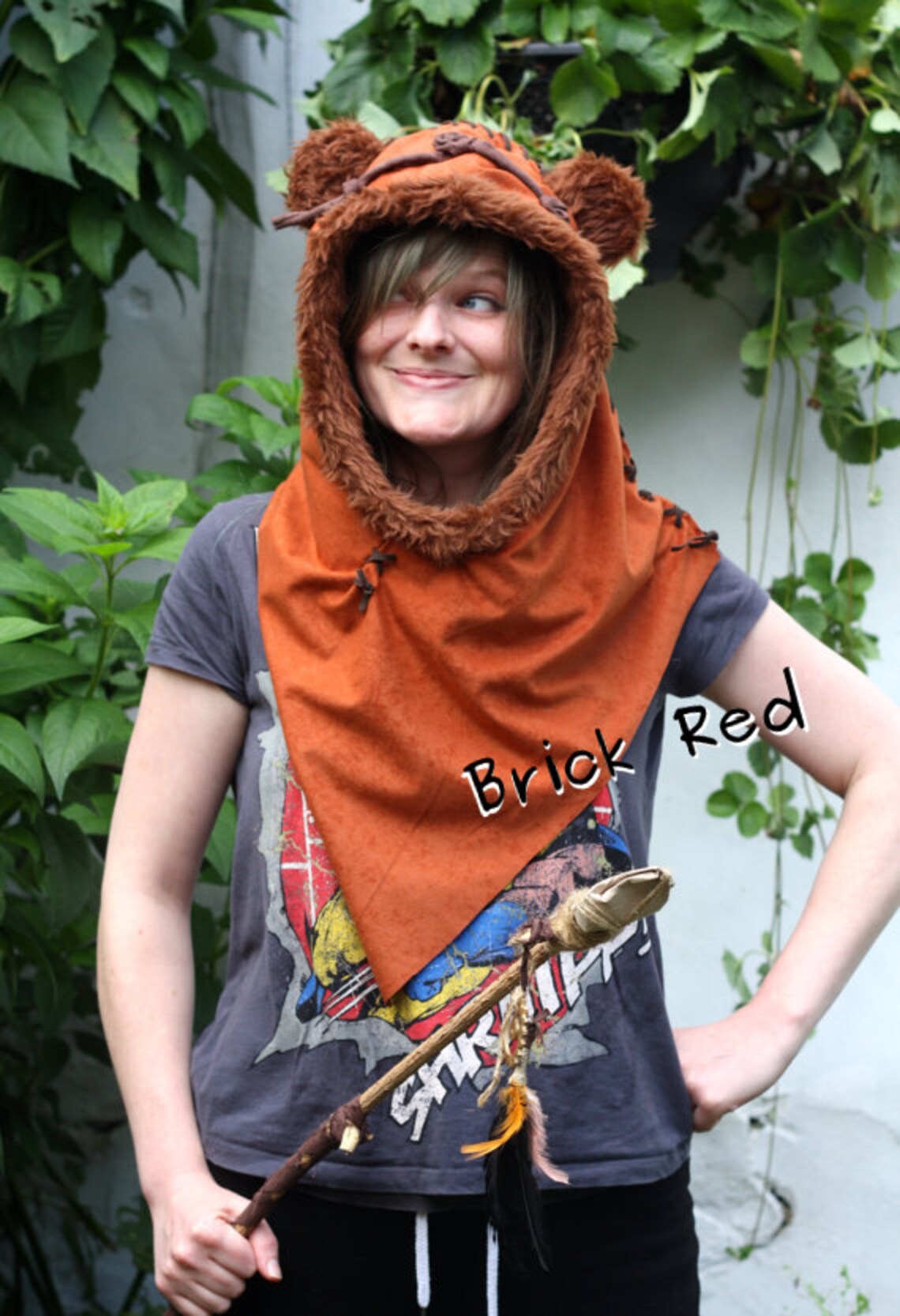 Ewok inspired hood costume. Handmade with love. Cosy and great Etsy