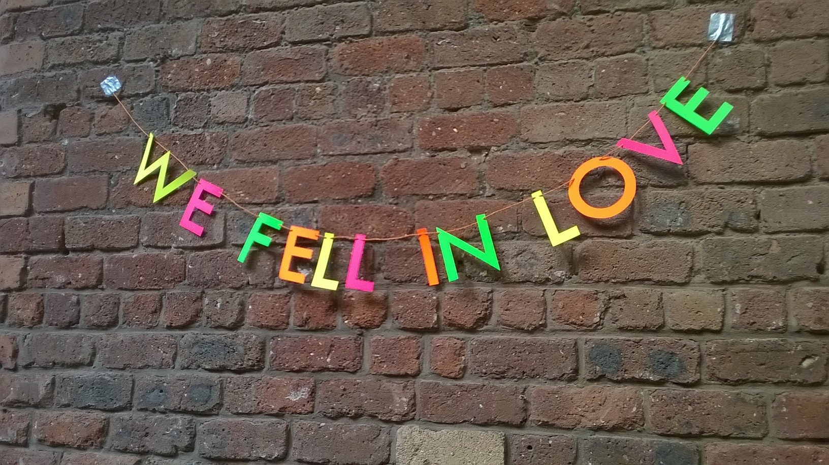 CUSTOM letter banner Personalised letter banner. Custom Etsy