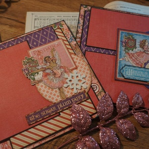 Tutorial - 2 Interactive 8&quot; x 8&quot; Layouts - Nutcracker Sweet - Graphic 45