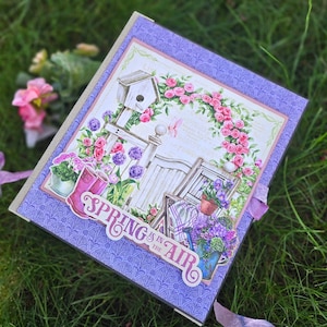 Album Tutorial Grow with Love PDF Folio Album Tutorial Spring Folio Album Tutorial - Graphic 45- PDF Tutorial Girl Garden Album