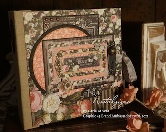 Elegance Album Tutorial - Graphic 45- PDF Tutorial by Nostalgique