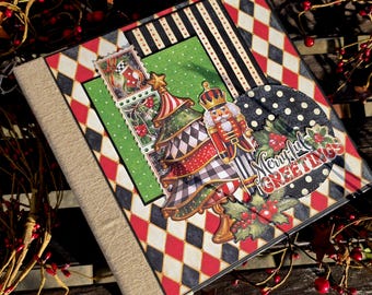 Album-Tutorial: Fröhliche Grüße – PDF-Weihnachts-Tutorial – Grafik 45 – Weihnachtsalbum-Tutorial