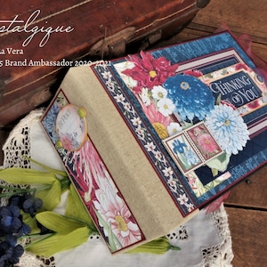 Blossom Album Tutorial - Graphic 45- PDF Tutorial by Nostalgique