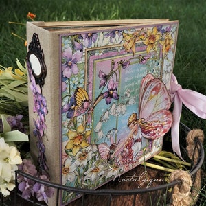 Album Tutorial Fairie Wings - PDF Tutorial girl album, Fairie album tutorial