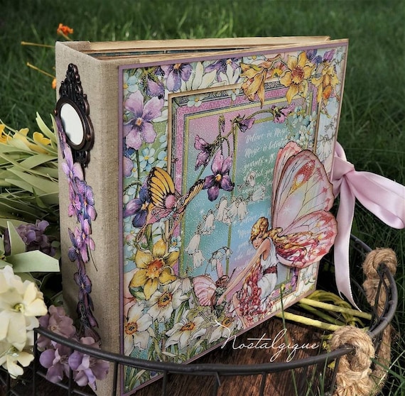 Album Tutorial Fairie Wings - PDF Tutorial girl album, Fairie album tutorial