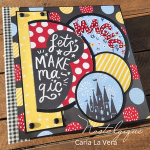MAGIC Album Tutorial, 8 1/2&quot;  x 8 1/2&quot;. Say Cheese Main Stree Collection Simple Stories