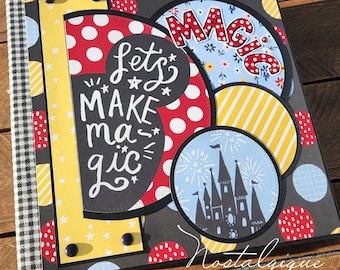 MAGIC Album Tutorial, 8 1/2"  x 8 1/2". Say Cheese Main Stree Collection Simple Stories