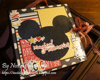 Magic Memories  Album Tutorial, 8 1/2"  x 8 1/2". Say Cheese Collection