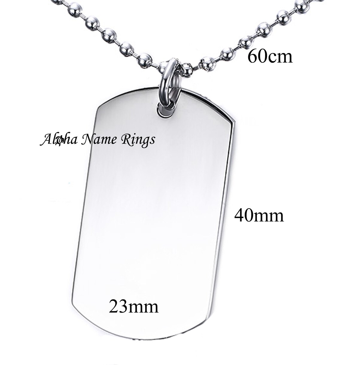Mltary Style Dog Tag Personalzed - Etsy