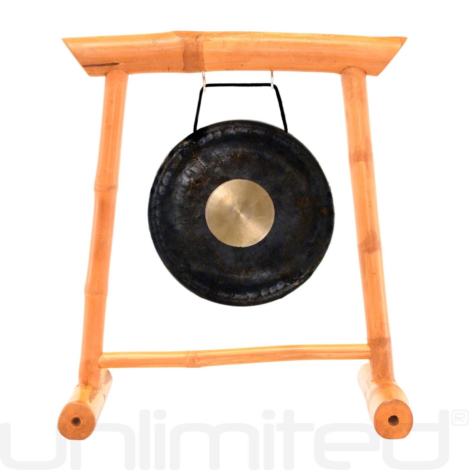 7 to 8 Gongs on the Rustic Bamboo Gong Stand Etsy