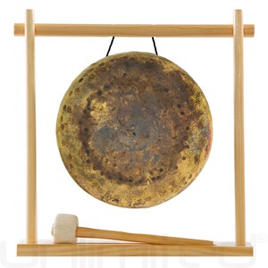 8" to 10" Gongs on My Little Pagoda Gong Stand