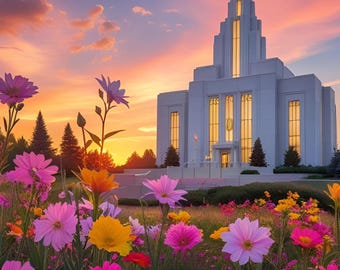 I Love To See the Temple Digital Print, LDS