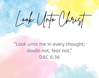 2025 LDS Youth Theme Printable Watercolor