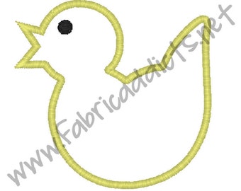 Chick Applique fits 2x2 Hoop for Embroidery Machine - Automatic Download Multiple Formats