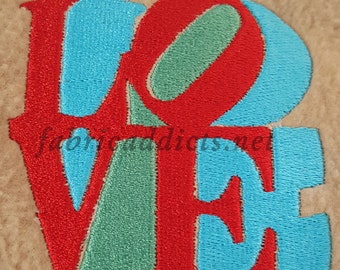 Love Scupture inspired Embroidery file 4x4 Hoop for Embroidery Machine - Automatic Download Multiple Formats