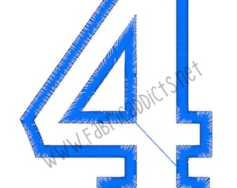 Applique #4 fits 4x4 Hoop for Embroidery Machine - Automatic Download Multiple Formats