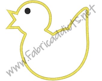 Chick Applique fits 5x7 Hoop for Embroidery Machine - Automatic Download Multiple Formats