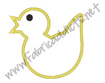 Chick Applique fits 4x4 Hoop for Embroidery Machine - Automatic Download Multiple Formats