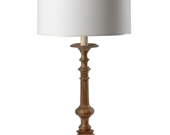 Vintage Gold Painted Hollywood Style Candlestick Lamps, Shade not Included