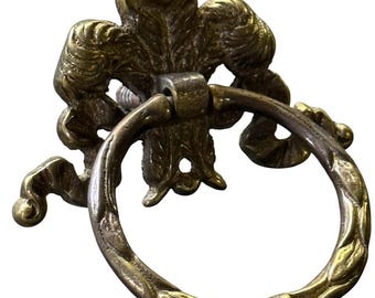 Pair of Antique Brass Drawer Pulls