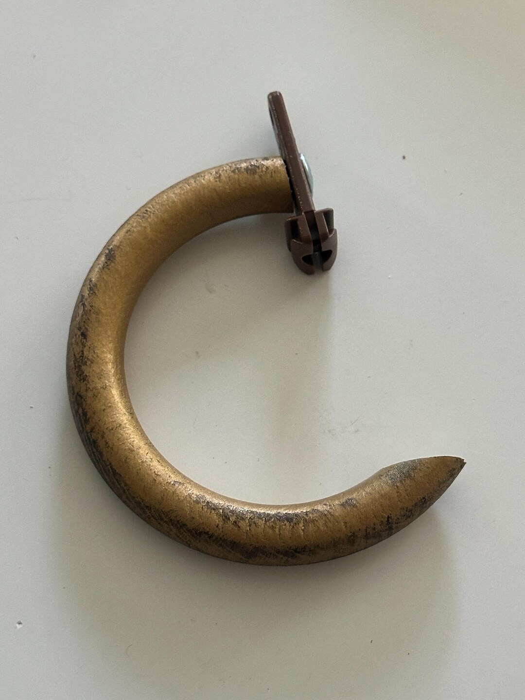 Gold Painted Bypass Drapery Rings - Etsy