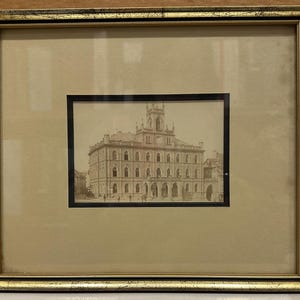 Cartolina d&#39;epoca incorniciata - Mairie de Weimar - Municipio di Weimar, Germania
