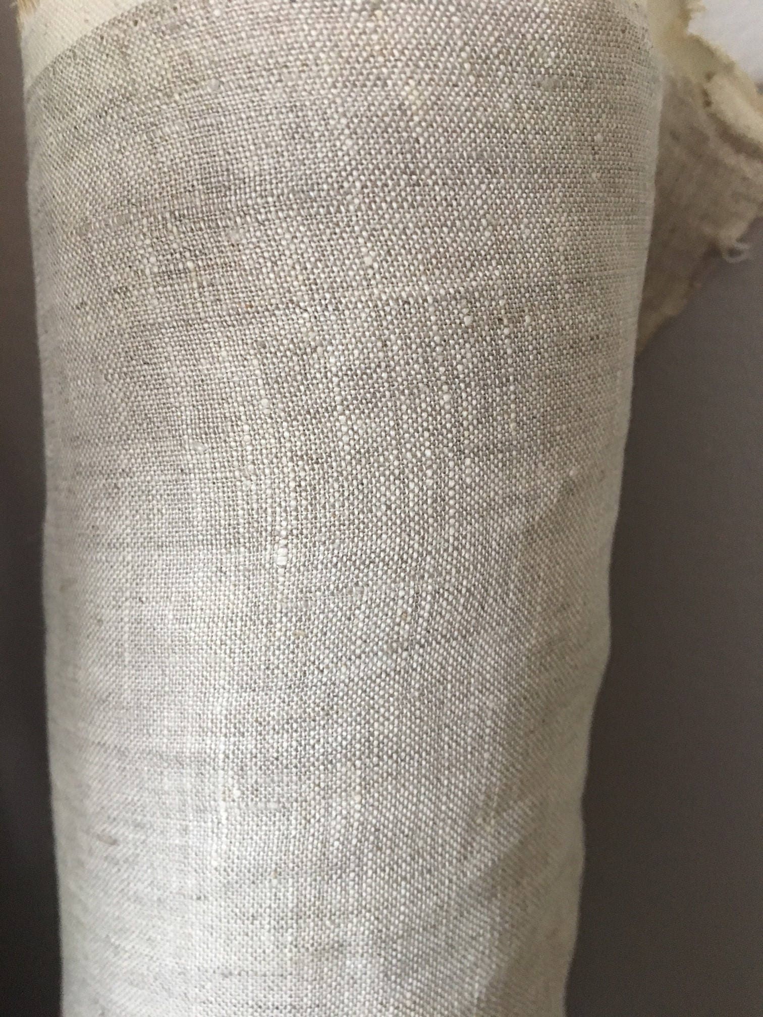 Natural Sheer Linen Drapery Fabric 2.3 Yards Etsy