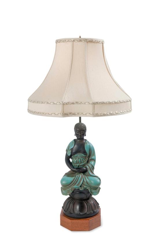 Vintage Chapman Lighting Seated Buddha Table Lamp - Etsy display picture 1