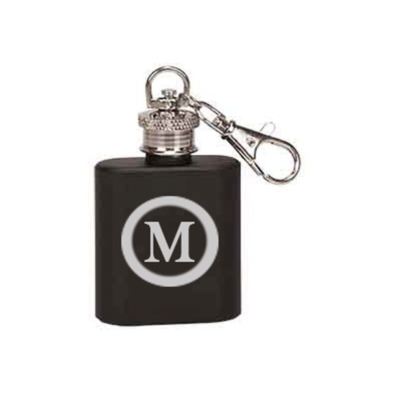 Personalized Mini Flask Keychain