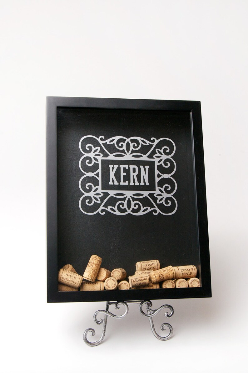 11x14 Personalized Wine Cork Shadow Box Display Wedding | Etsy