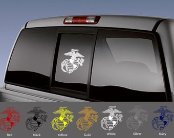 USMC Medium Eagle, Globe, and Anchor Vinyl Decal - Marine Corps Gifts