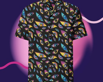 All eyes on you button down shirt