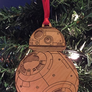 Star Wars BB-8 Droid Wooden Ornament image 1