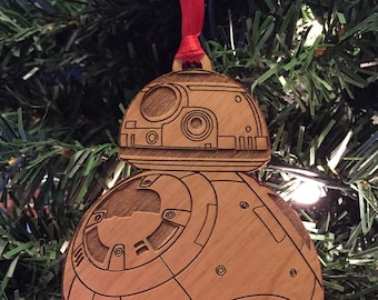 Star Wars BB-8 Droid Wooden Ornament