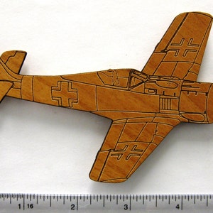 FW-190 Wooden Fridge Magnet image 2