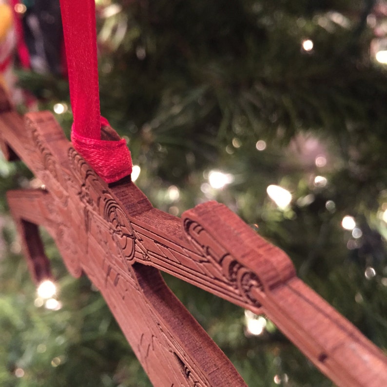 Star Wars X-Wing Fighter Wooden Ornament image 2