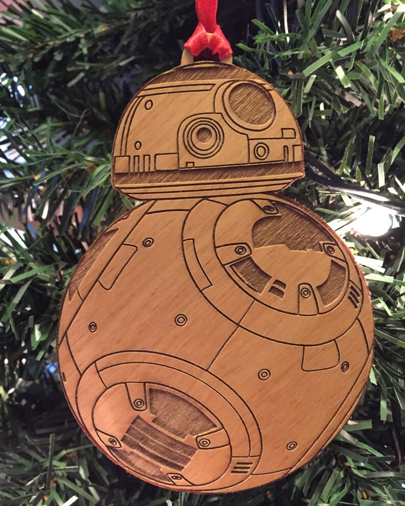 Star Wars BB-8 Droid Wooden Ornament image 3