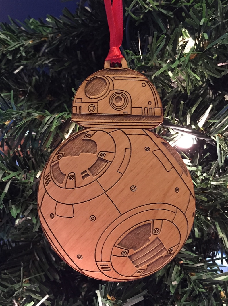 Star Wars BB-8 Droid Wooden Ornament image 1