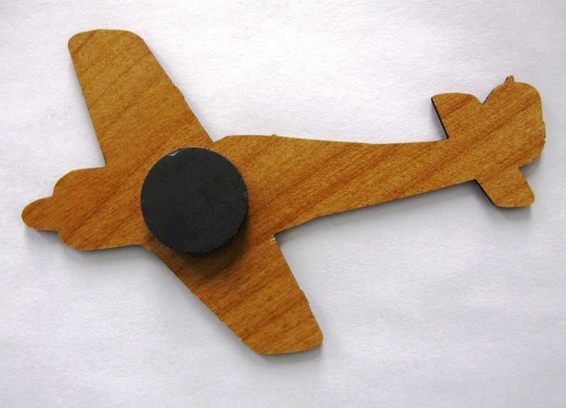 FW-190 Wooden Fridge Magnet image 3