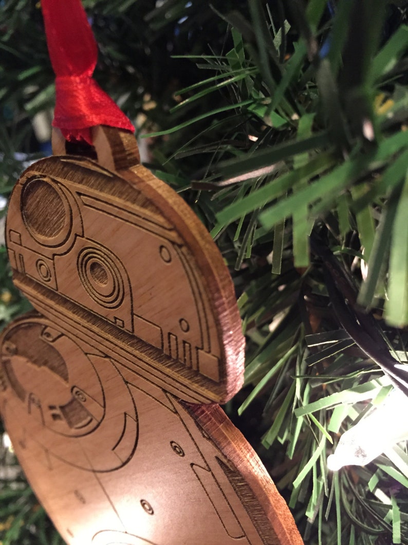 Star Wars BB-8 Droid Wooden Ornament image 2