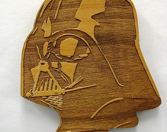 Star Wars Classic Darth Vader Wooden Fridge Magnet