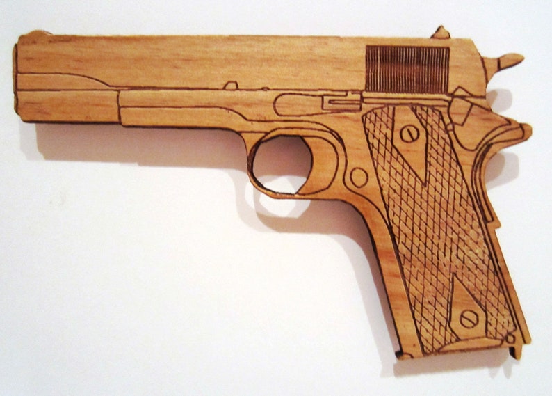 M1911 Pistol Wooden Fridge Etsy