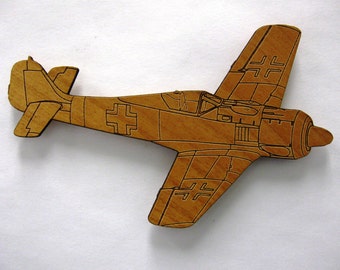 FW-190 Wooden Fridge Magnet