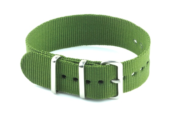 Olive Green Timex Wekender Watch Strap Replacement Nylon 20MM Full Size Etsy