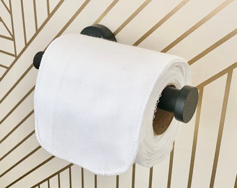 Papier toilette réutilisable | Papier hygiénique | Lingettes en tissu familial | Papier hygiénique en tissu | 100% Coton | Papier toilette lavable | 1 ou 2 plis